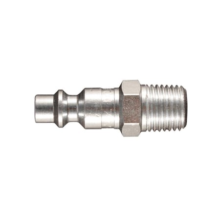 Milton 727BK M Style Quick Coupler - 0.25 in. Male Plug MIL727BK